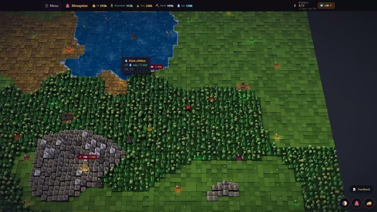The world map